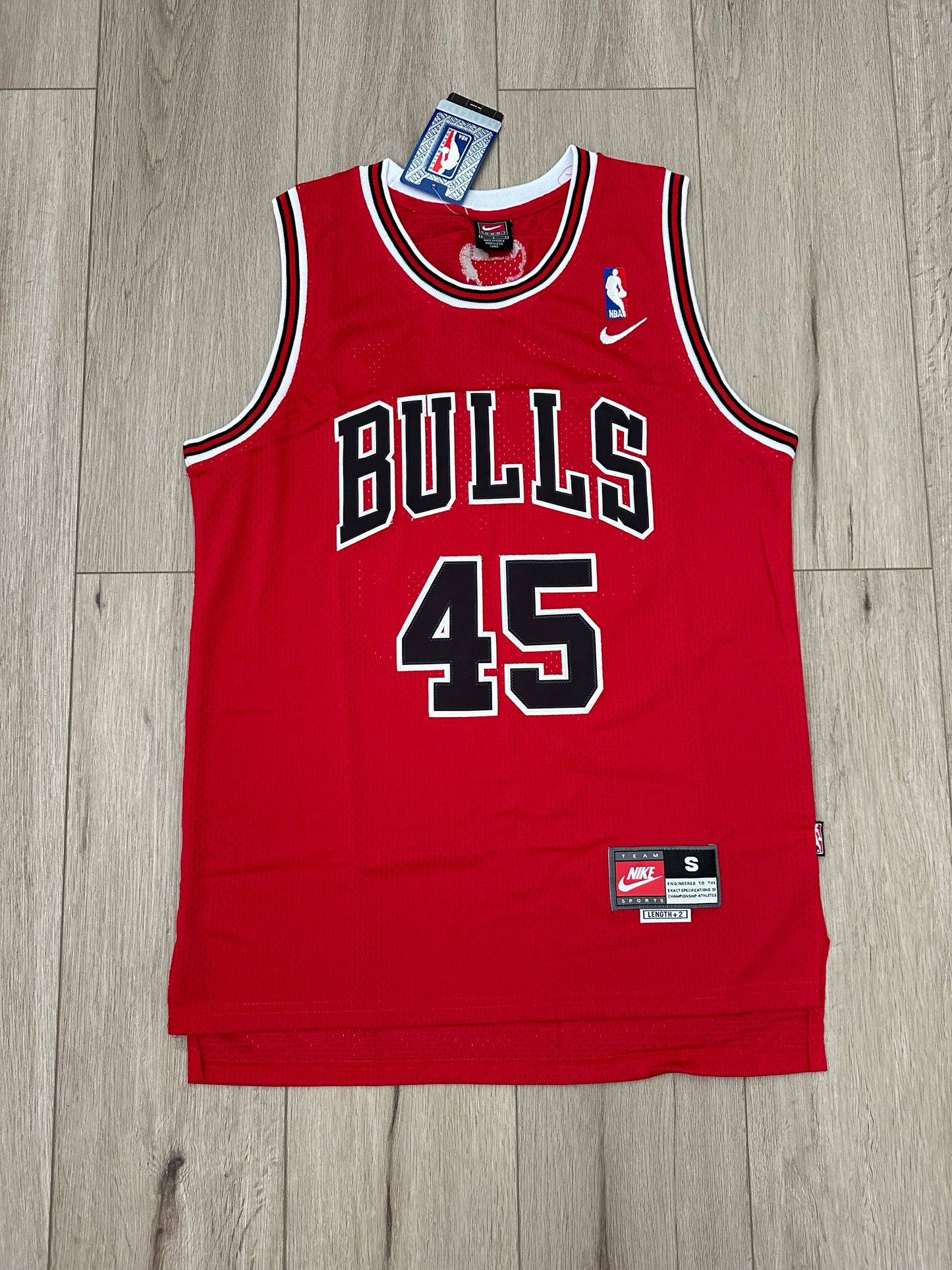 Chicago Bulls Michael Jordan #45 Basketball Jersey Red Men Size Sports