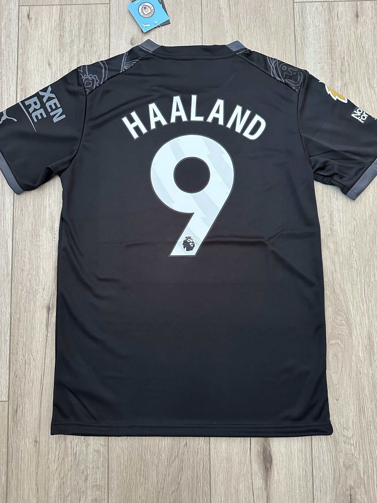 Manchester City 23/24 Erling Haaland #9 Special Black Edition Men Size Football