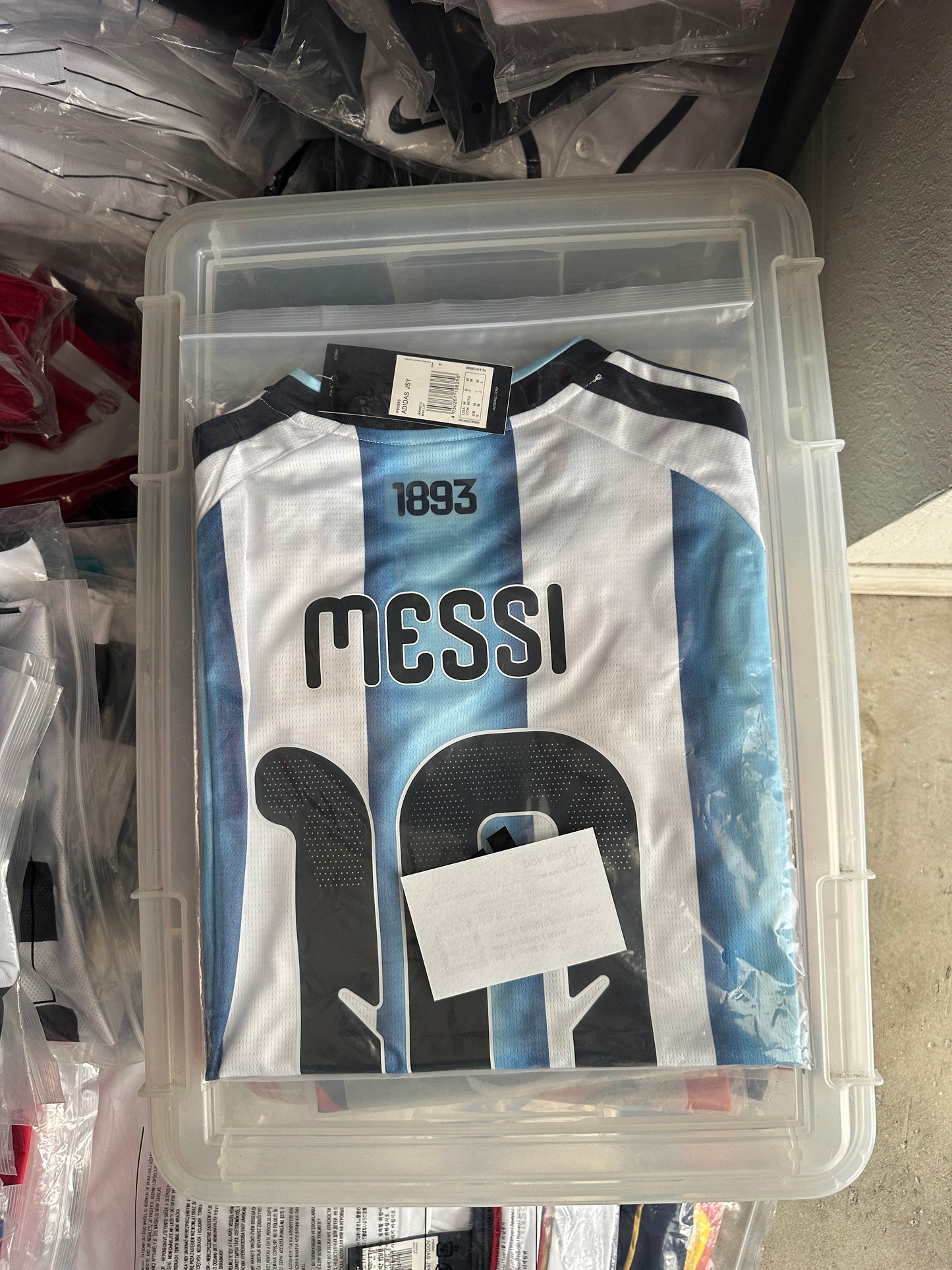 Argentina Jersey Messi 2026 World Cup Home