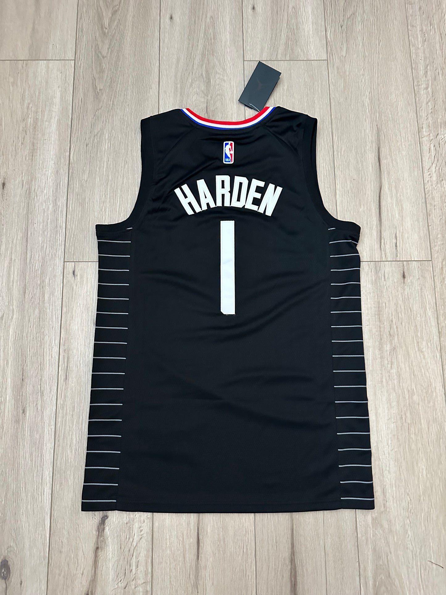 Basketball Jersey 23/24 Black Edition James Harden #1 Clippers Men’s Plus Size