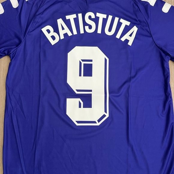 Soccer Jersey Gabriel Batistuta 9 Retro Fiorentina Home Purple Shirt 98/99 Men