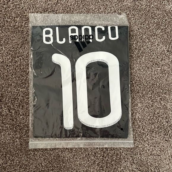 Mexico Carlos Blanco #10 Retro Soccer Jersey FWC 2010 Black Away Men Size Shirt