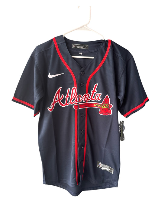 Atlanta Braves Acuña Jr Baseball Jersey 2025 Blue Men