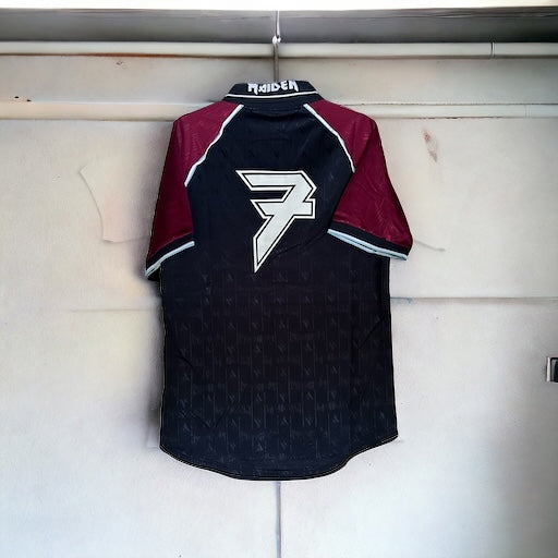 West Ham Iron Maiden Brave new world Blue Red Soccer Jersey Men