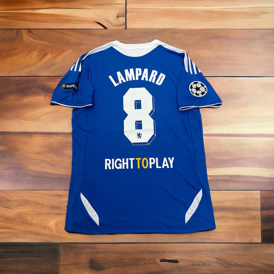 Chelsea Lampard 2012 Final’s UCL Soccer Jersey Home Blue #8 size Men Football