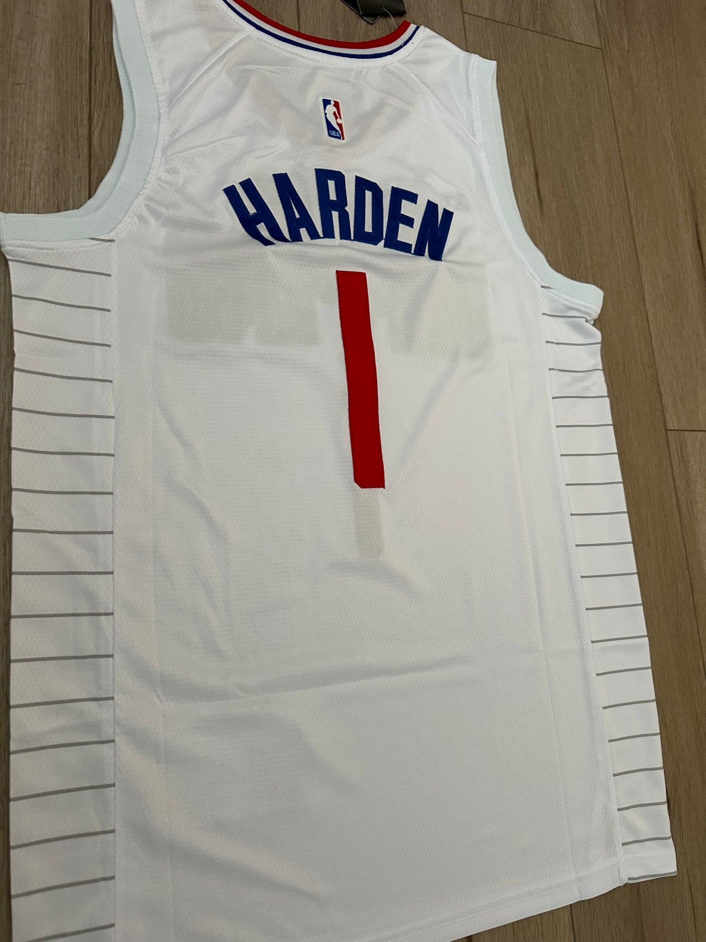 LA Clippers James Harden #1 White Classic Basketball Jersey Men’s Pluss size