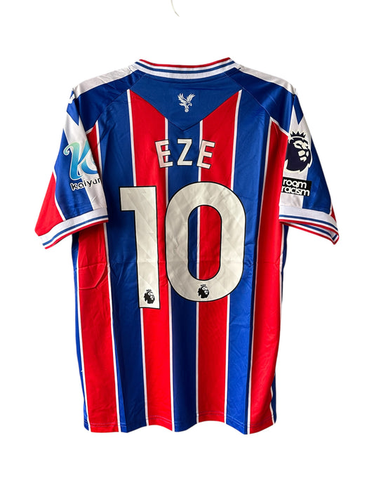 Crystal Palace 24/25 Away Black Soccer Jersey Eze #10 Player Version Premier