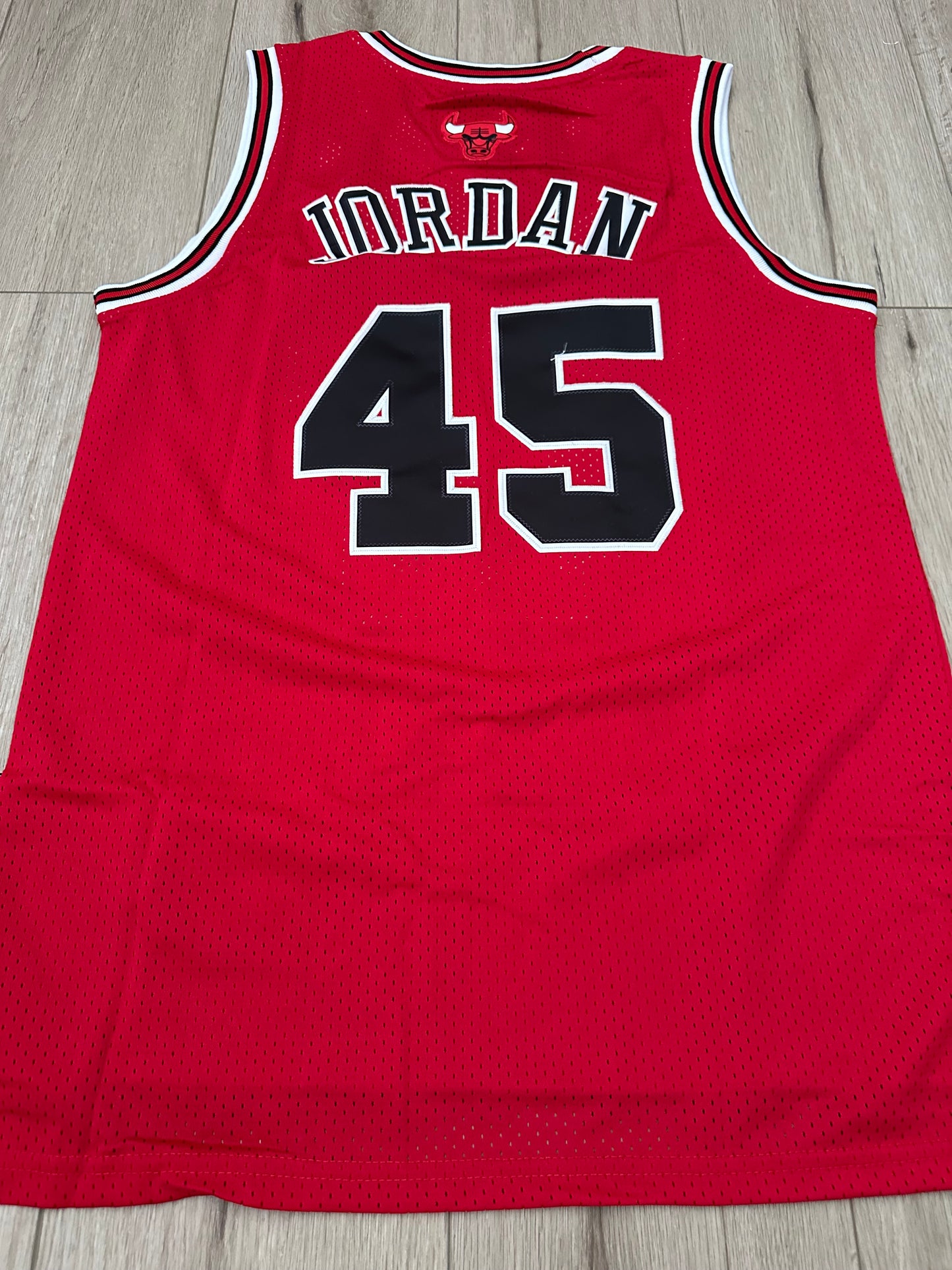 Chicago Bulls Michael Jordan #45 Basketball Jersey Red Men Size Sports