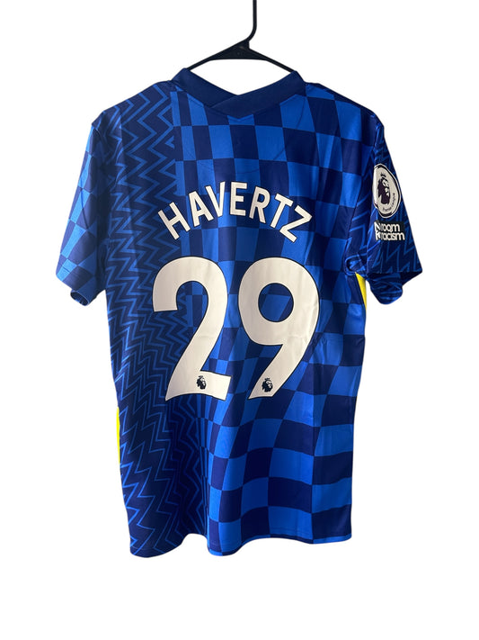 Chelsea Havertz Soccer Jersey Final 2021/22 Home Blue