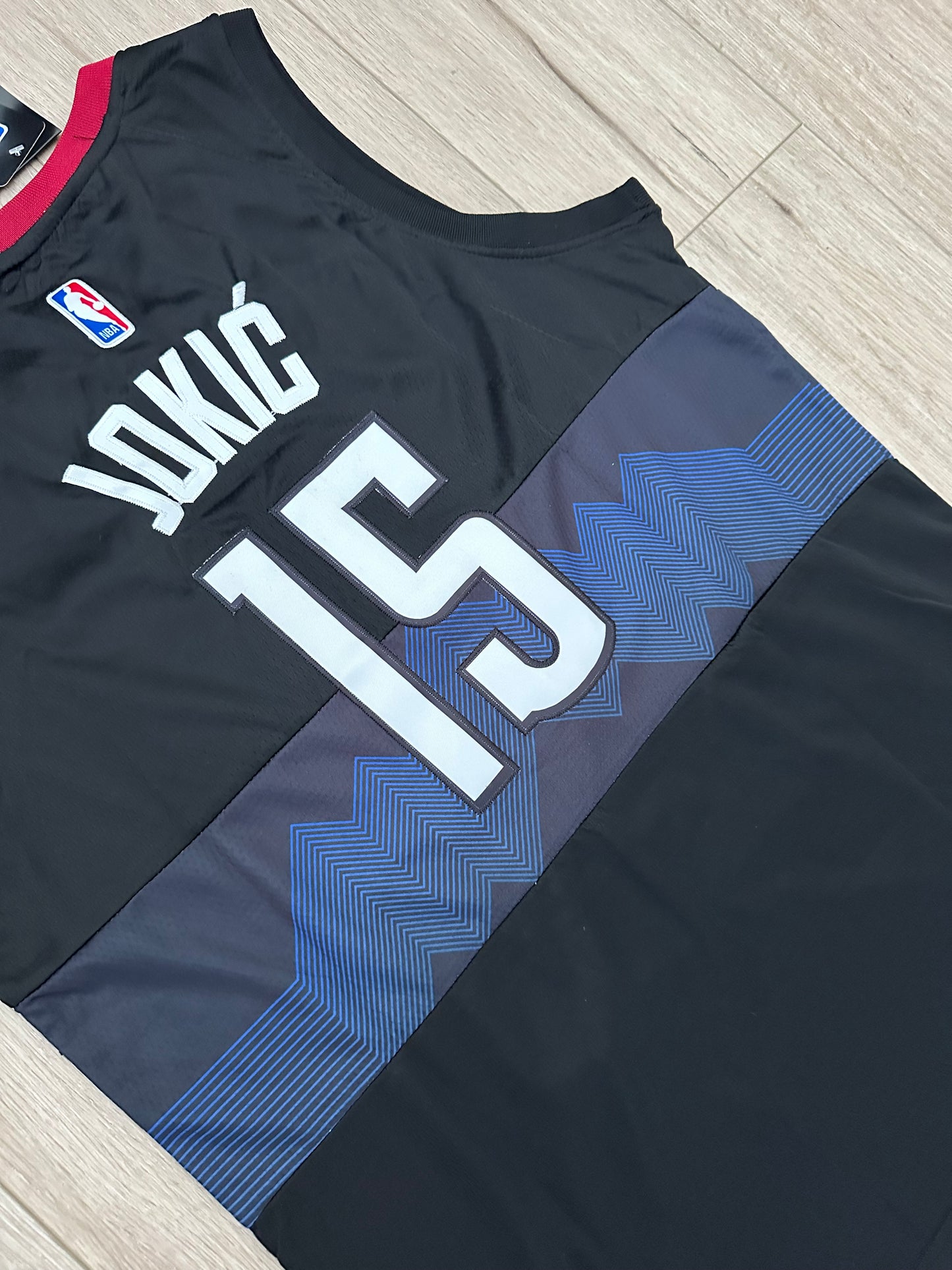 Basketball Jersey Nikola Jokic #15 City Edition Black 2024 Men Size Denver