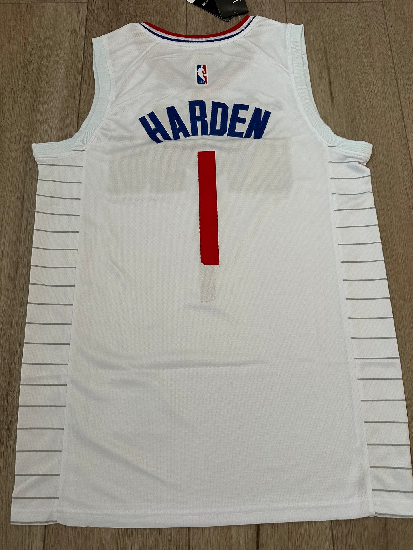 LA Clippers James Harden #1 White Classic Basketball Jersey Men’s Pluss size