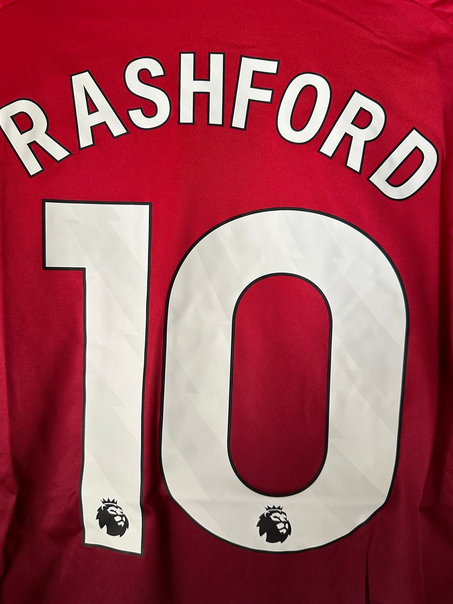 Manchester United Marcus Rashford #10 Home Red 2024/25 Soccer Jersey Men Size