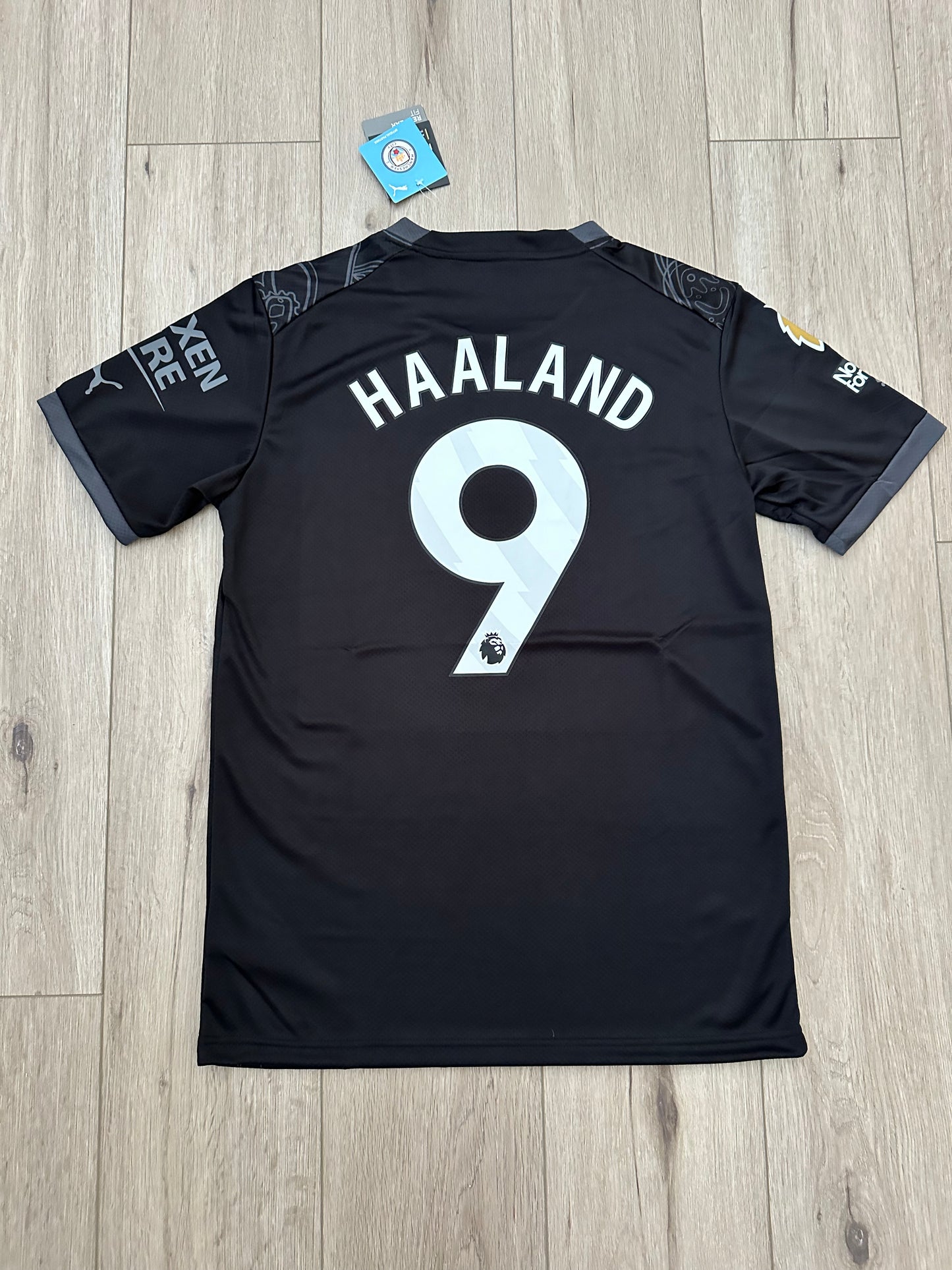 Manchester City 23/24 Erling Haaland #9 Special Black Edition Men Size Football