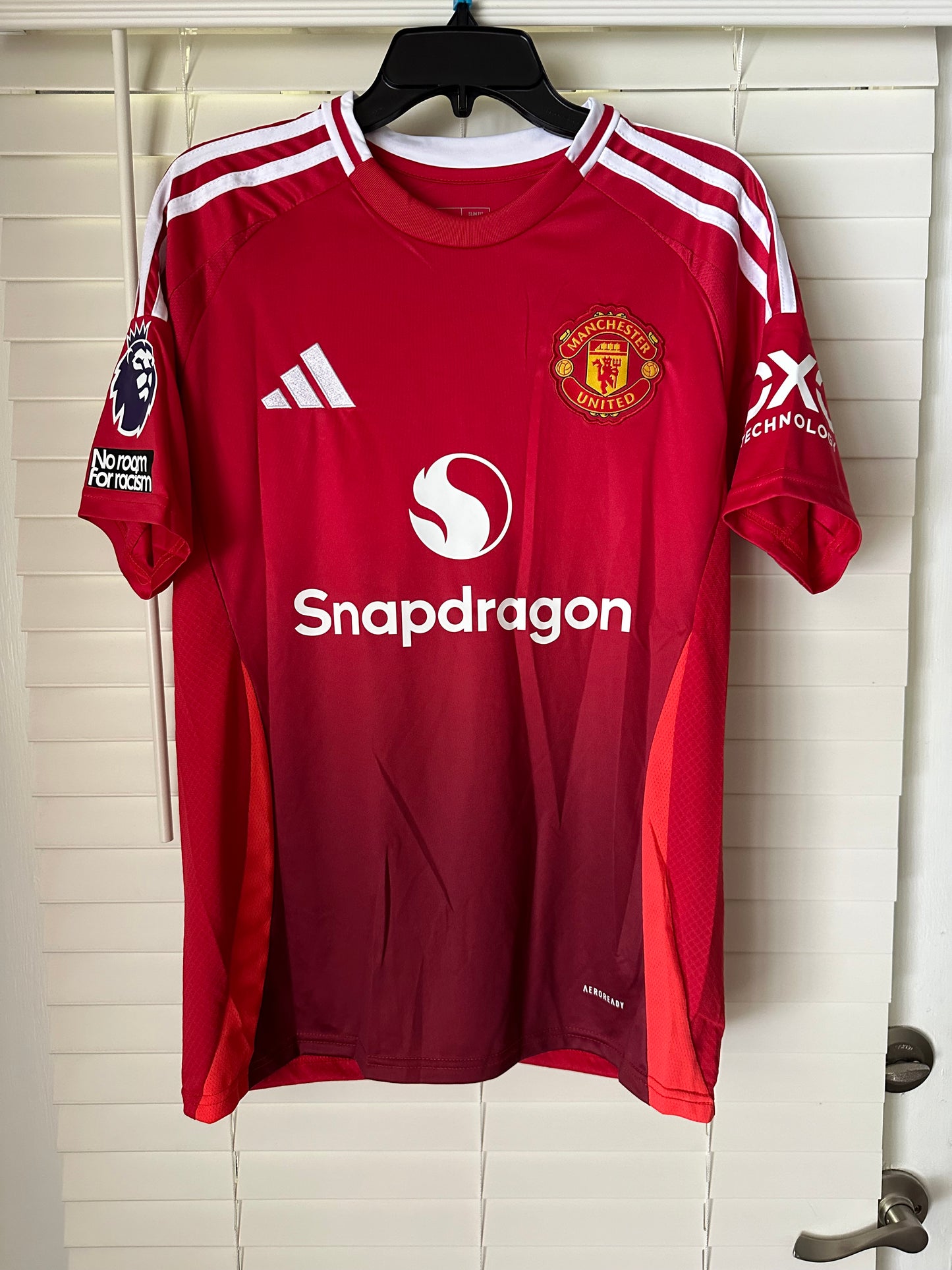 Manchester United Marcus Rashford #10 Home Red 2024/25 Soccer Jersey Men Size