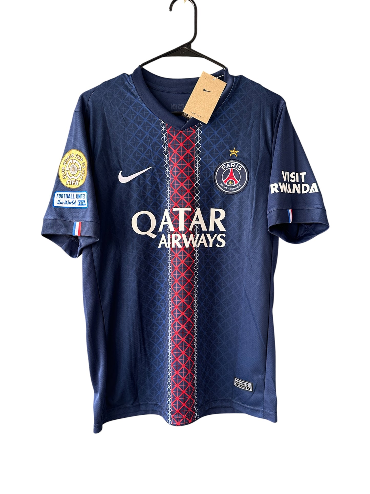 PSG KVARATSKHELIA #7 Home Blue 2024/25 Fifa Club World Cup 2025 Soccer Jersey Men