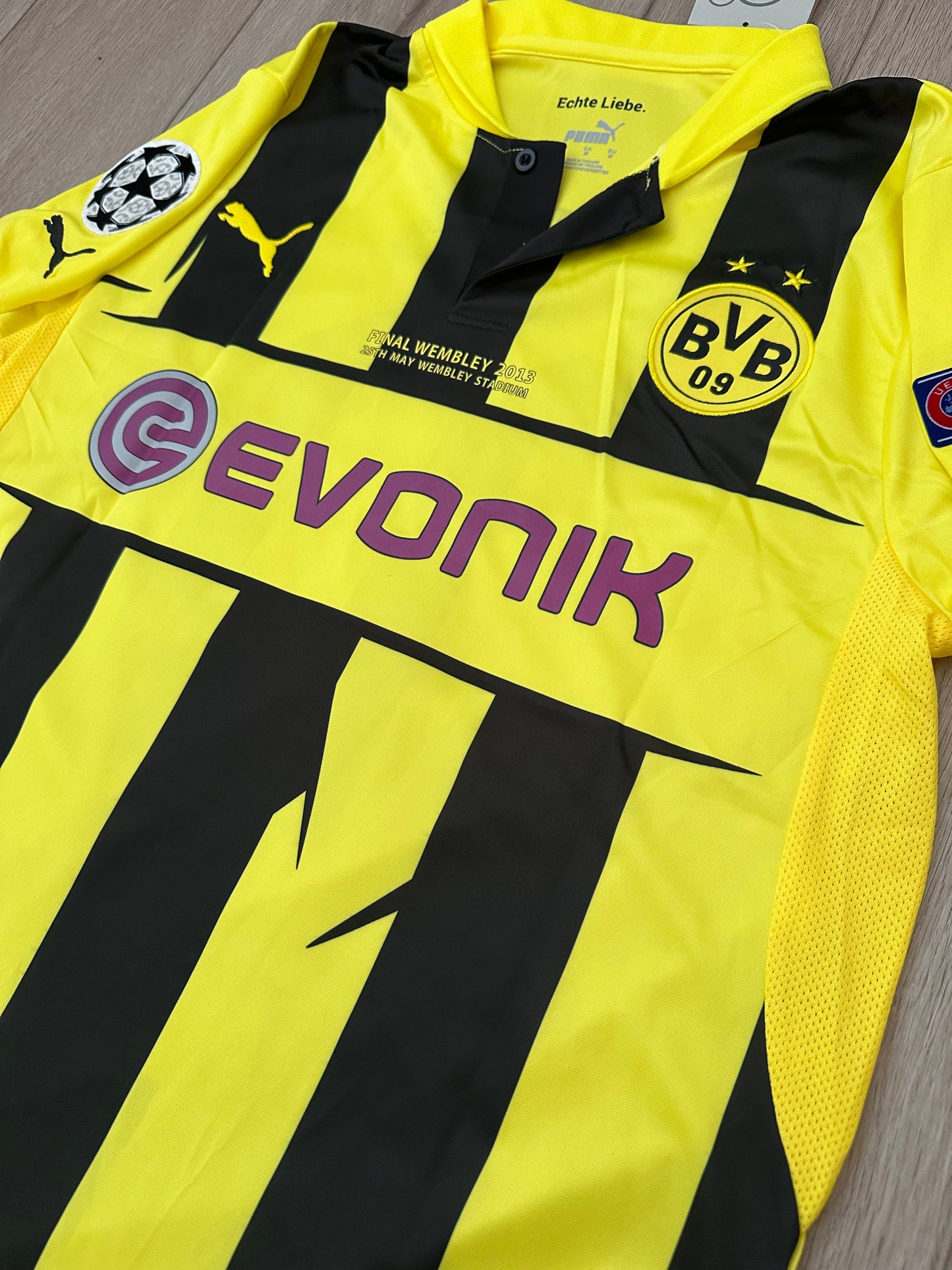 Borussia Dortmund 11/12 Final’s UCL Marco Reus #11 Yellow Soccer Jersey Men Size