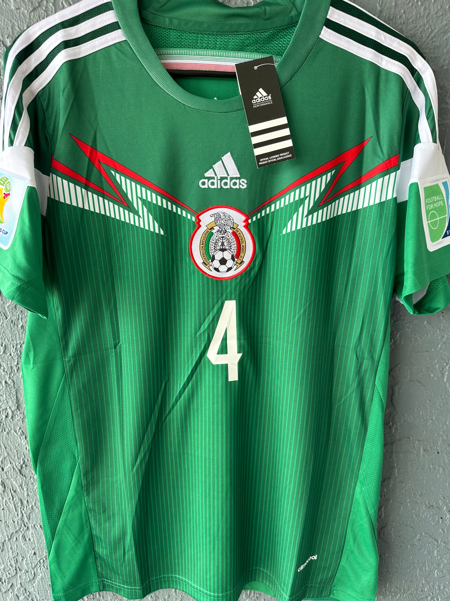 Mexico Rafael Marquez #4 Home Jersey 2014 World Cup