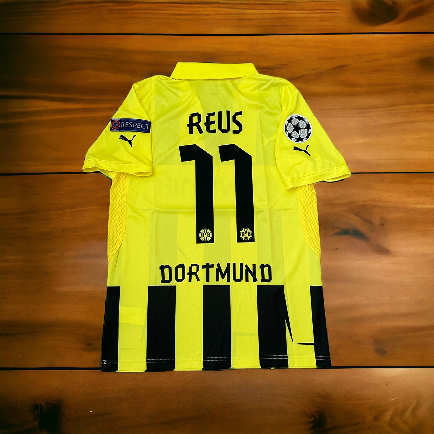 Borussia Dortmund 11/12 Final’s UCL Marco Reus #11 Yellow Soccer Jersey Men Size