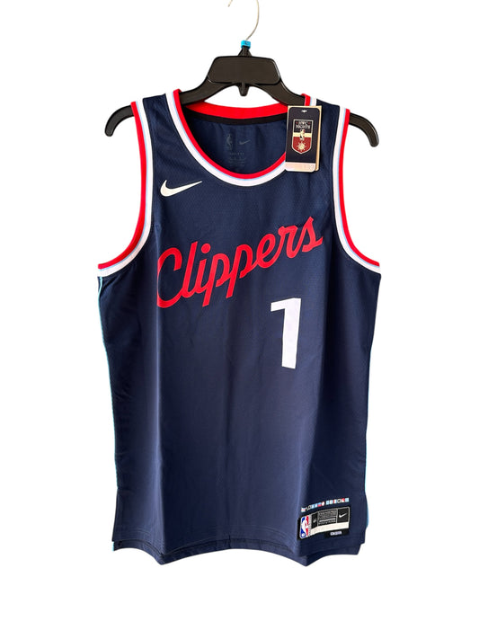 James Harden Icon Edition Clippers Basketball Jersey Navy 2024 25 Swingman Men