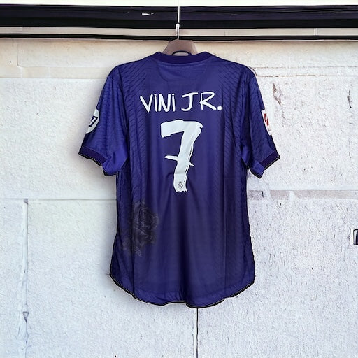 Real Madrid Vini Jr #7 Soccer Jersey 23/24 Purple Men Shirt Size Football Player