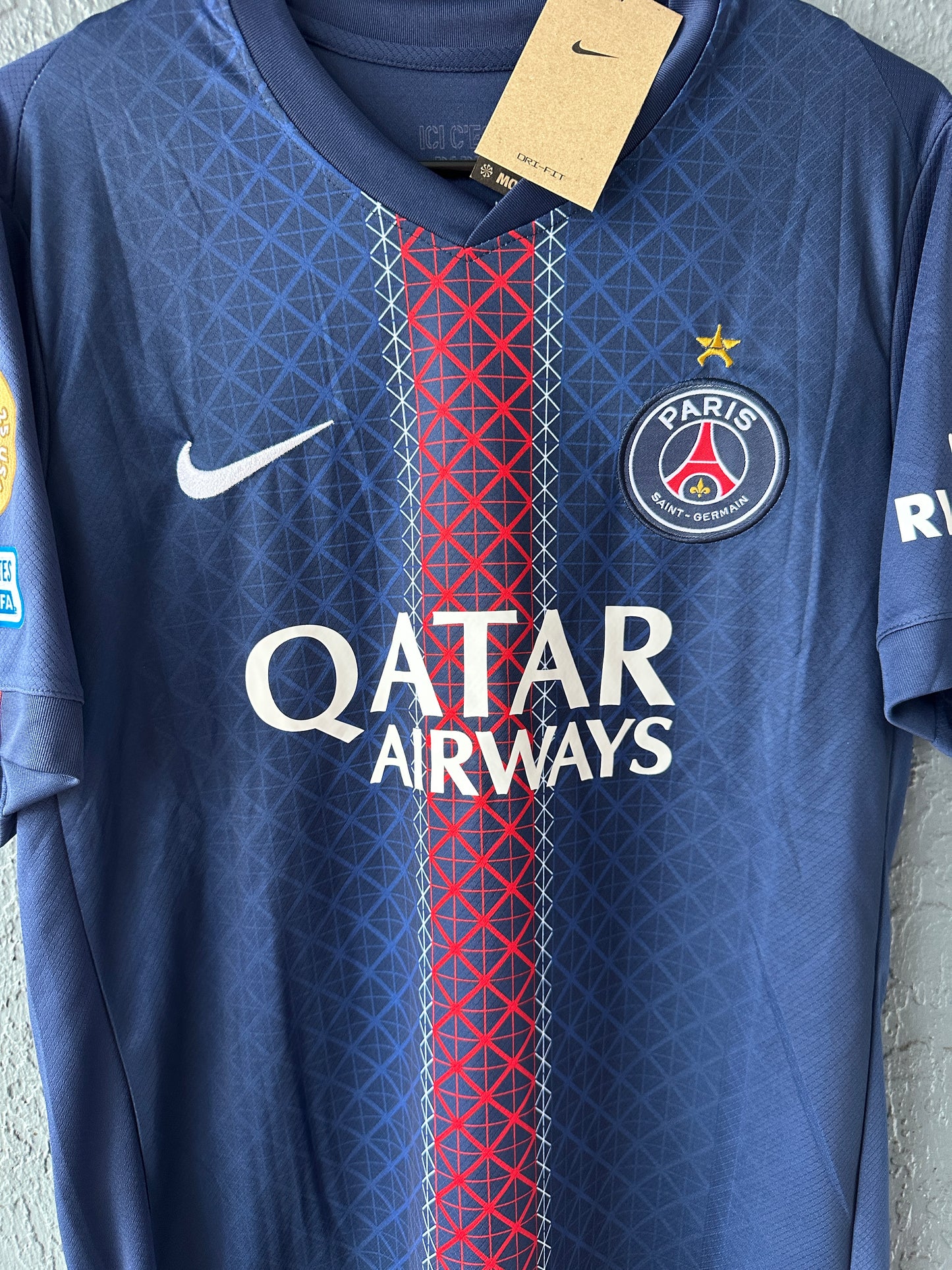 PSG KVARATSKHELIA #7 Home Blue 2024/25 Fifa Club World Cup 2025 Soccer Jersey Men