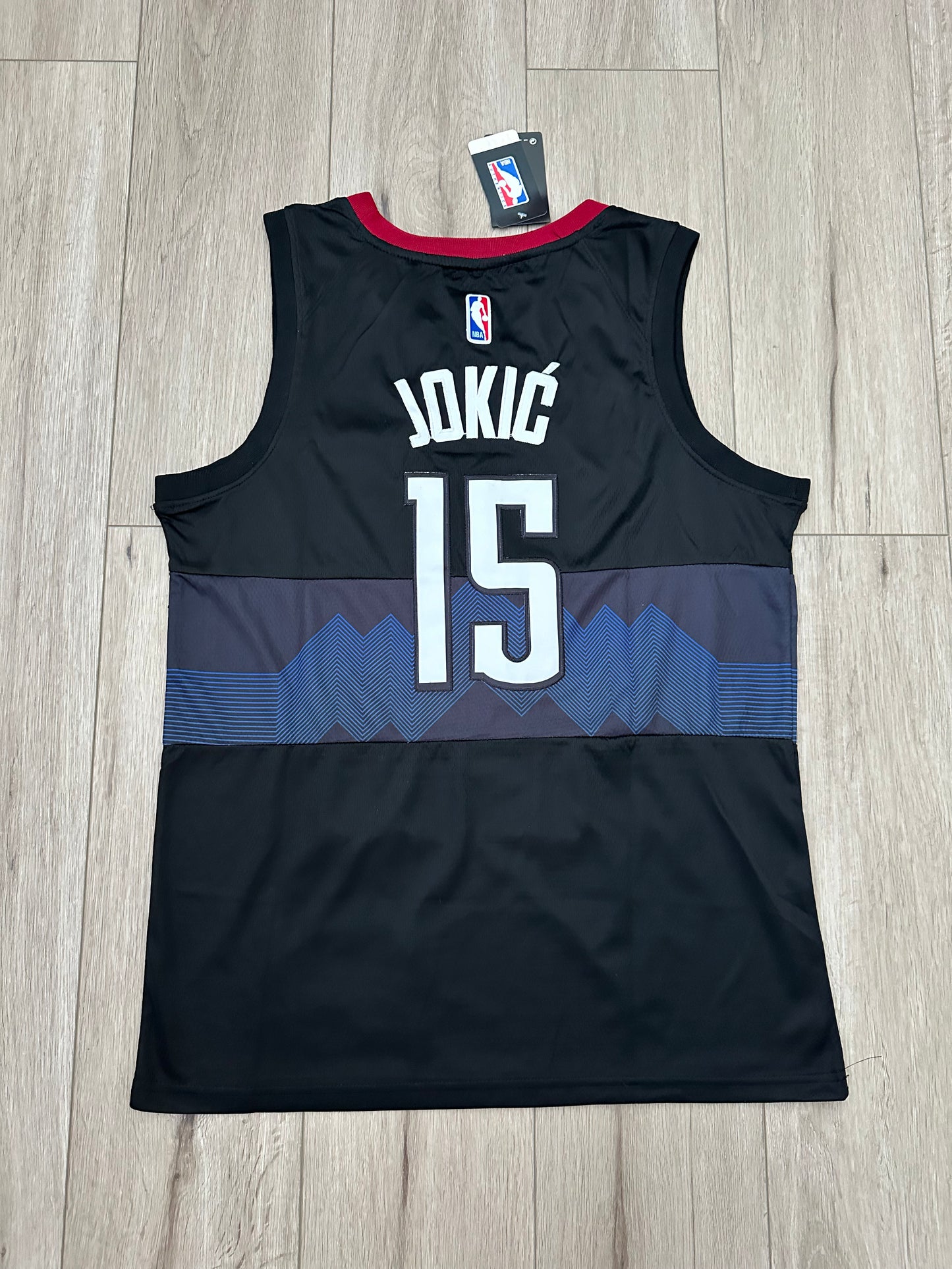 Basketball Jersey Nikola Jokic #15 City Edition Black 2024 Men Size Denver