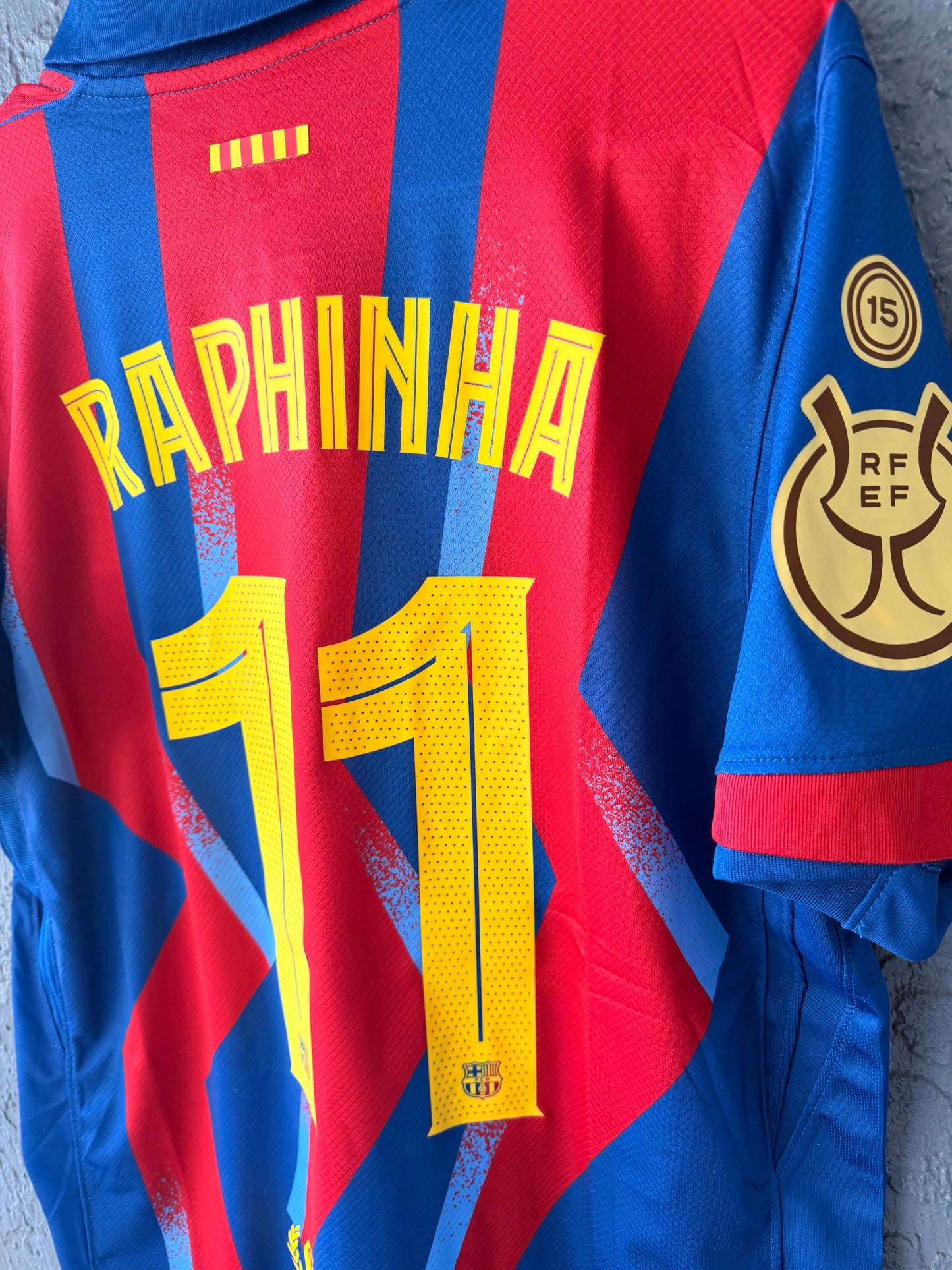 Barcelona 2026 Super Cup Final Soccer Jersey – Raphinha #11 – Men’s