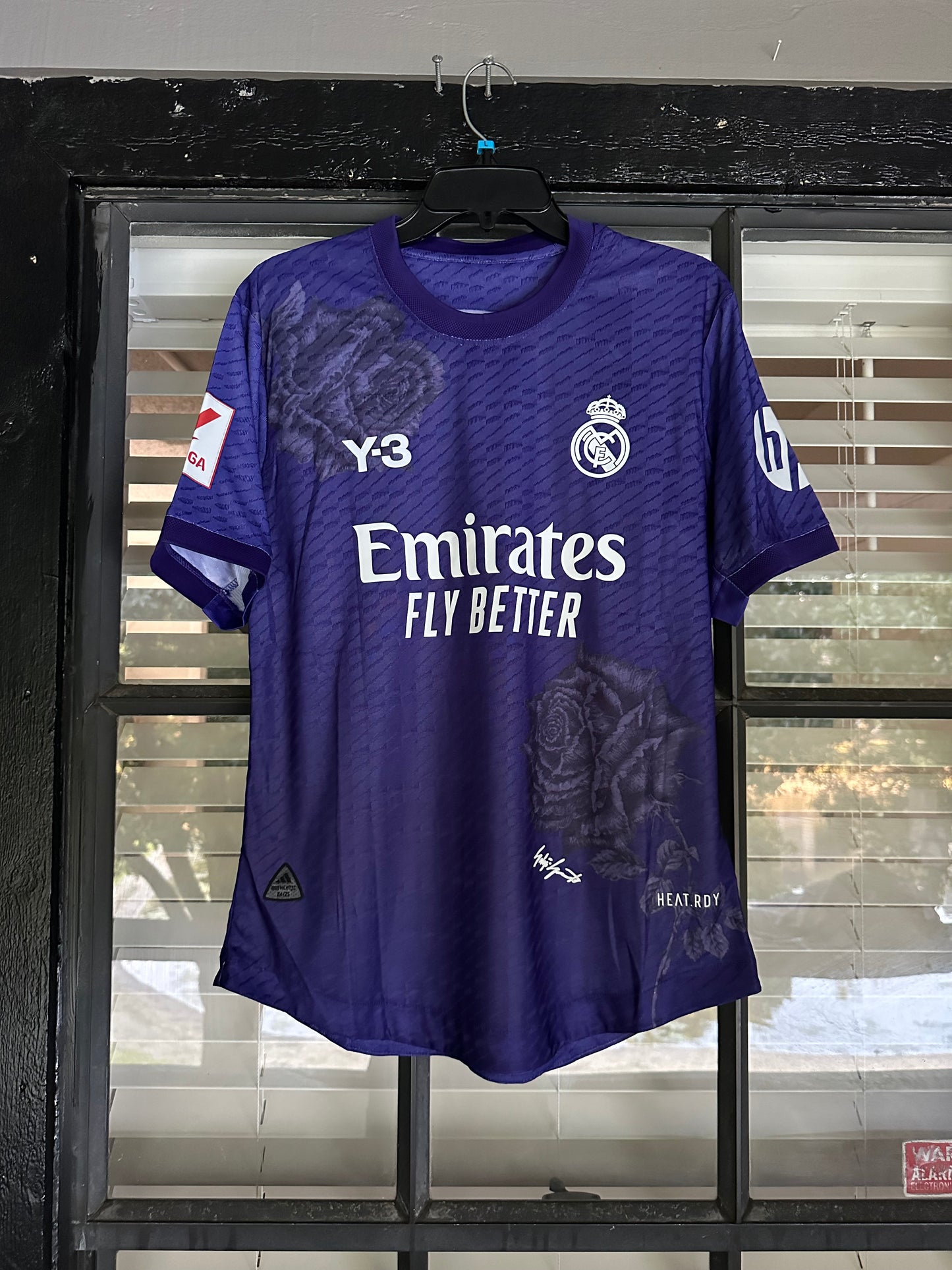 Real Madrid Vini Jr #7 Soccer Jersey 23/24 Purple Men Shirt Size Football Player