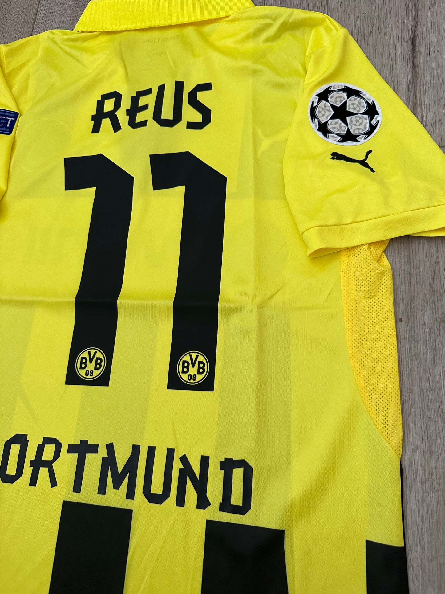 Borussia Dortmund 11/12 Final’s UCL Marco Reus #11 Yellow Soccer Jersey Men Size