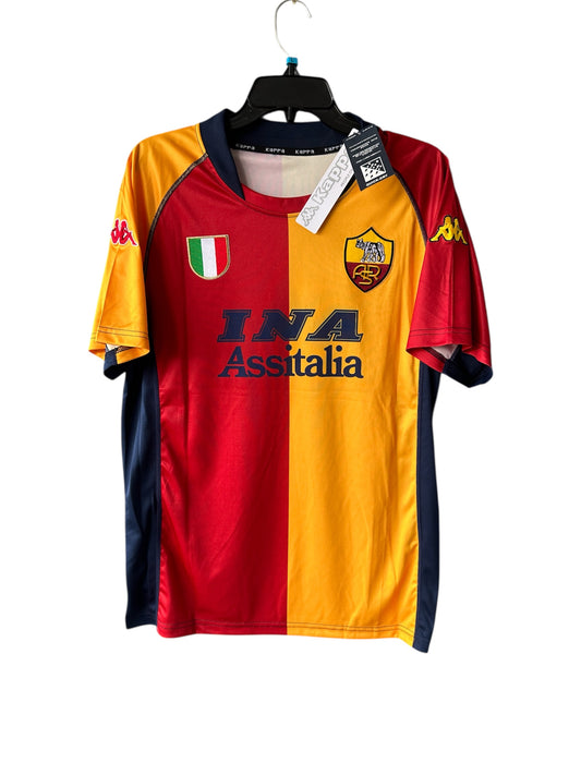 Roma Francesco Totti Retro Soccer Jersey Orange Men