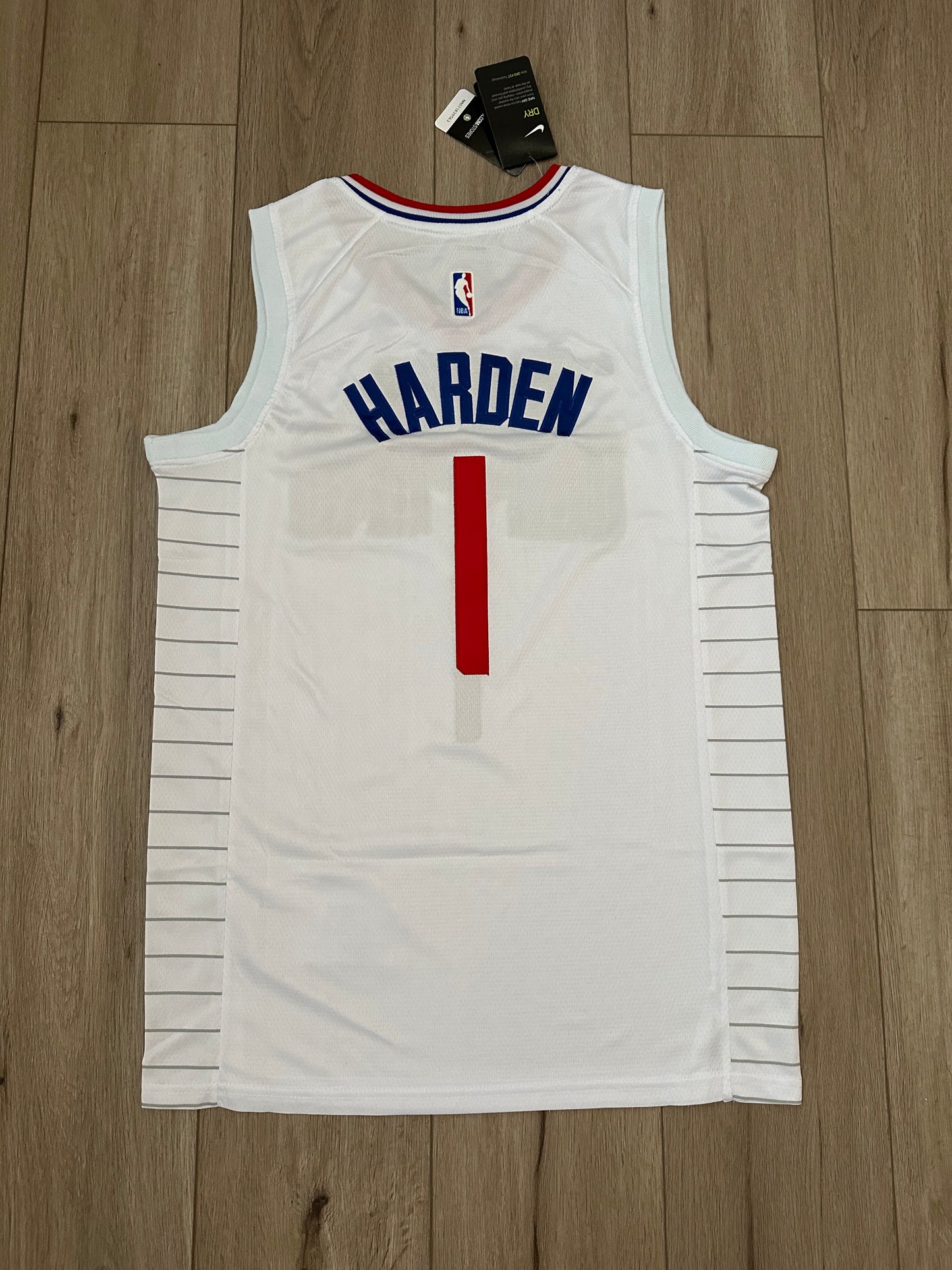 LA Clippers James Harden #1 White Classic Basketball Jersey Men’s Pluss size