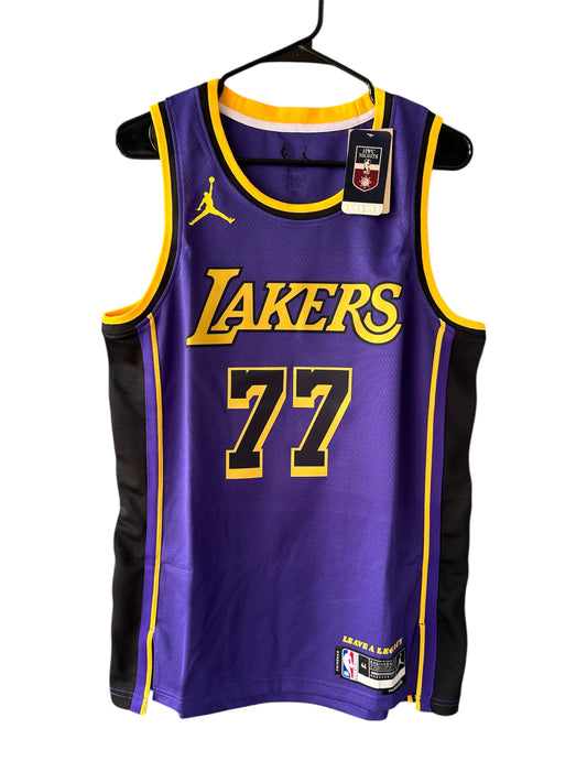 Lakers Luka Doncic #77 Purple Jersey 2025 Season Basketball NBA