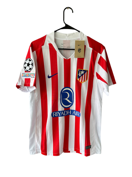 Atletico Madrid 2025/26 Home Jersey Antoine Griezmann #7 Red Men’s Soccer Size