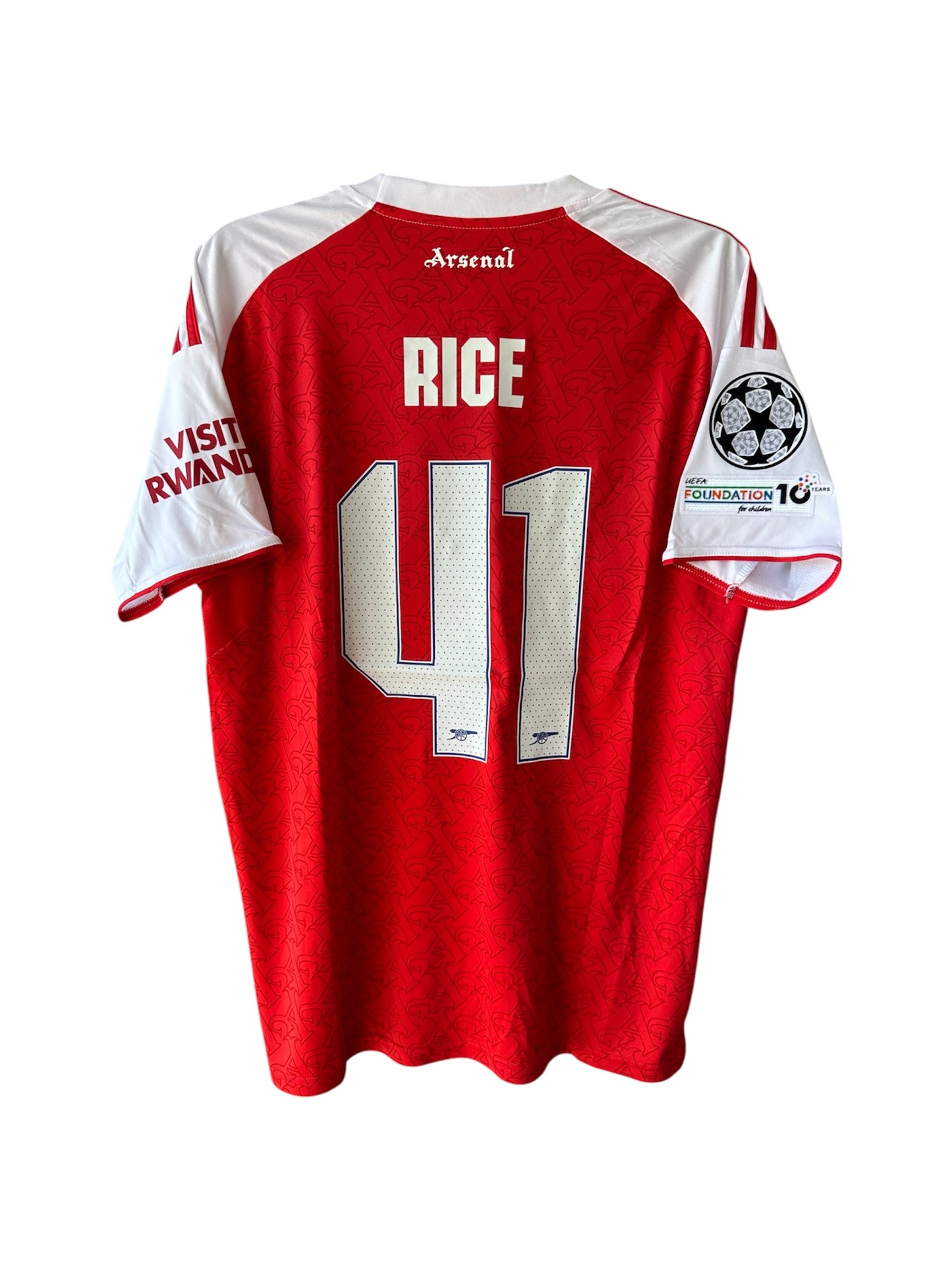 Arsenal Declan Rice Jersey 2025/2026 Home