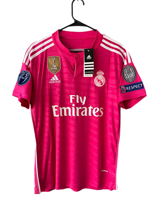 Real Madrid 14/15 Cristiano Ronaldo #7 Soccer Jersey Pink Champions Men Shirt