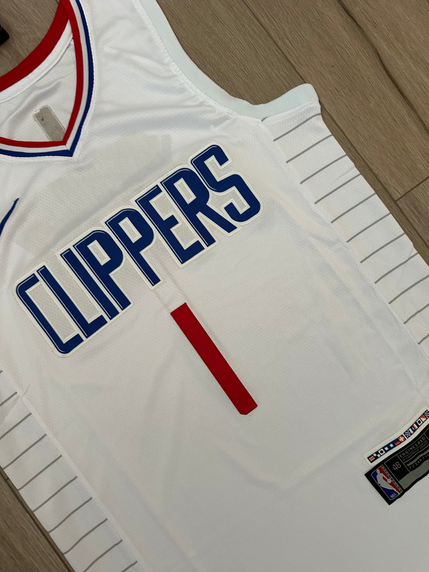 LA Clippers James Harden #1 White Classic Basketball Jersey Men’s Pluss size