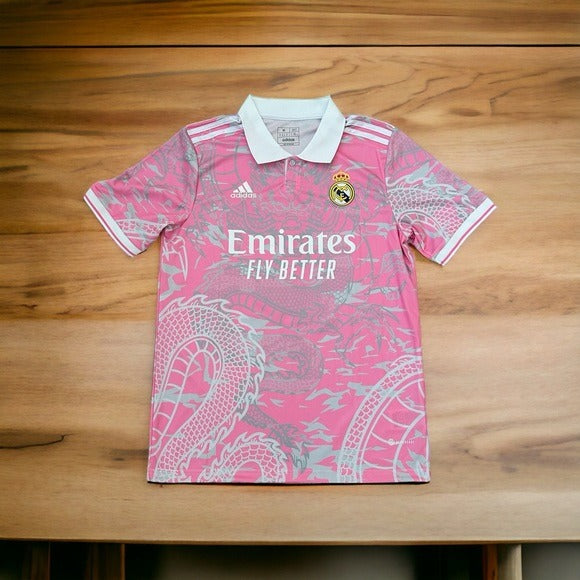 Soccer Jersey Jude Bellingham 5 Pink white Real Madrid 23/24 Men Size Football