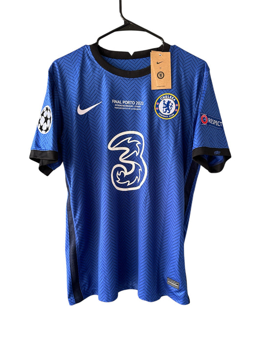 Chelsea Pulisic Soccer Jersey Final Champions 2021 Home Blue