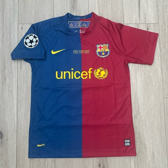 Barcelona Soccer Jersey Retro Samuel Eto’o #9 2009 Final’s Size Men Regular