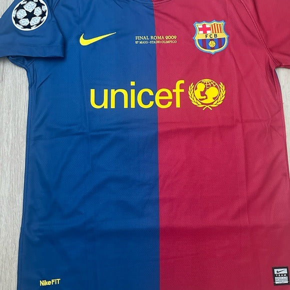 Barcelona Soccer Jersey Retro Samuel Eto’o #9 2009 Final’s Size Men Regular