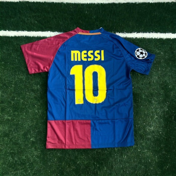 Barcelona Soccer Jersey Lionel Messi #10 Final UCL 2009 Home Regular Men Size