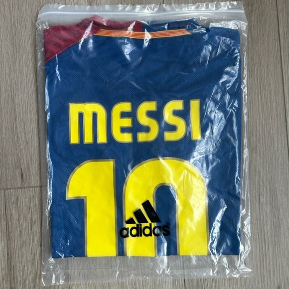 Barcelona Soccer Jersey Lionel Messi #10 Final UCL 2009 Home Regular Men Size