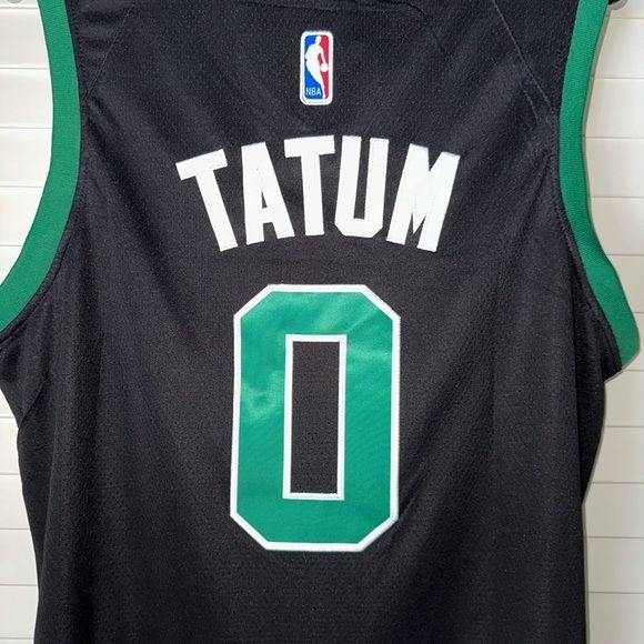 Jayson Tatum Basketball Jersey White Green Boston Celtics Men Size Pluss