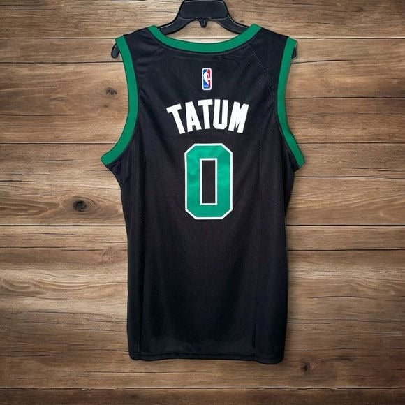 Jayson Tatum Basketball Jersey White Green Boston Celtics Men Size Pluss